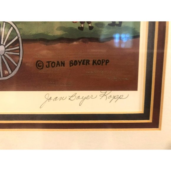 Joan Boyer Kopp Apples & Cider, Numbered and Signed Print, Certificate attached - Picture 4 of 7